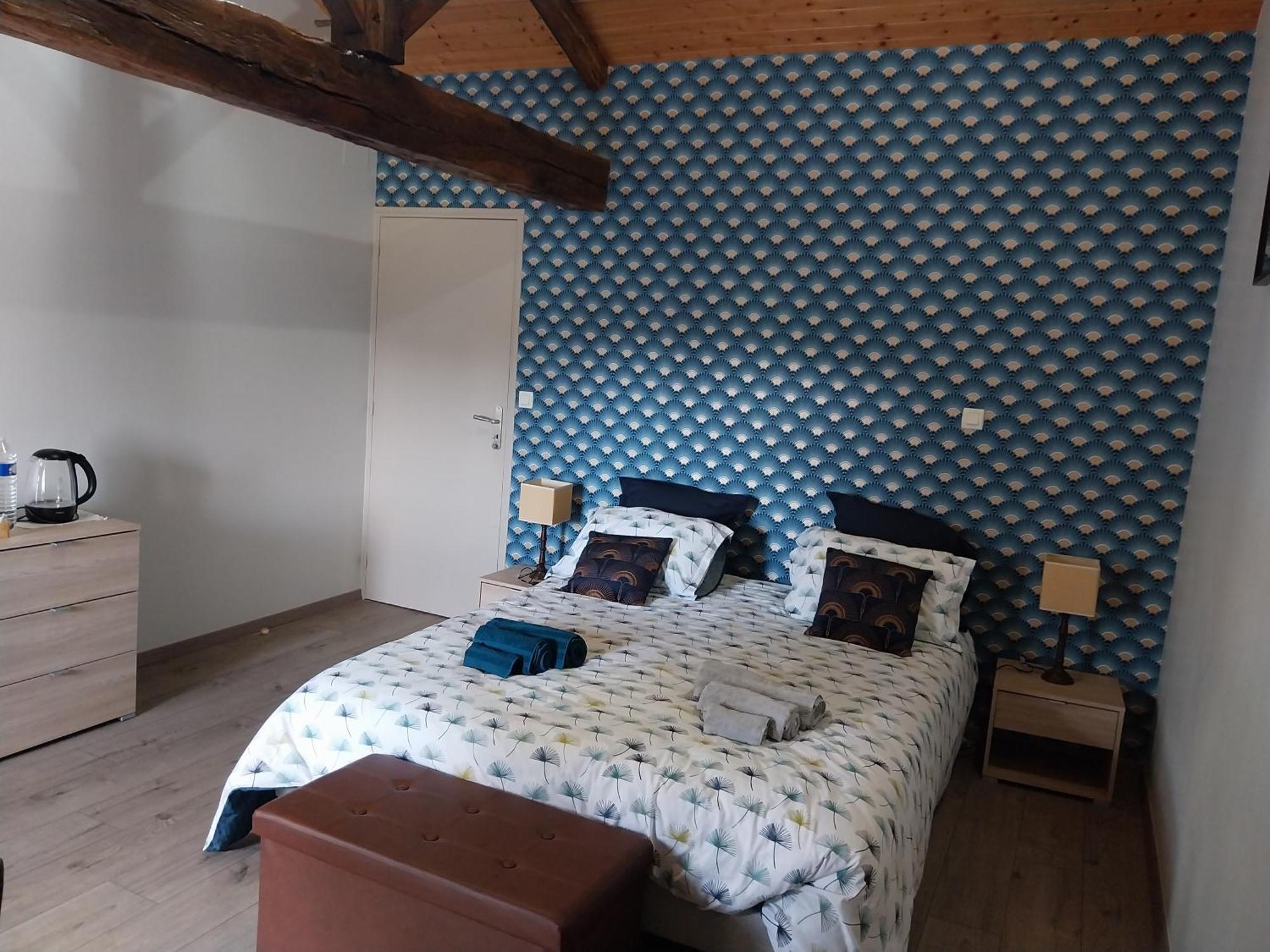 Au Granit Bleu Bed and Breakfast Faye-l'Abbesse Exteriör bild