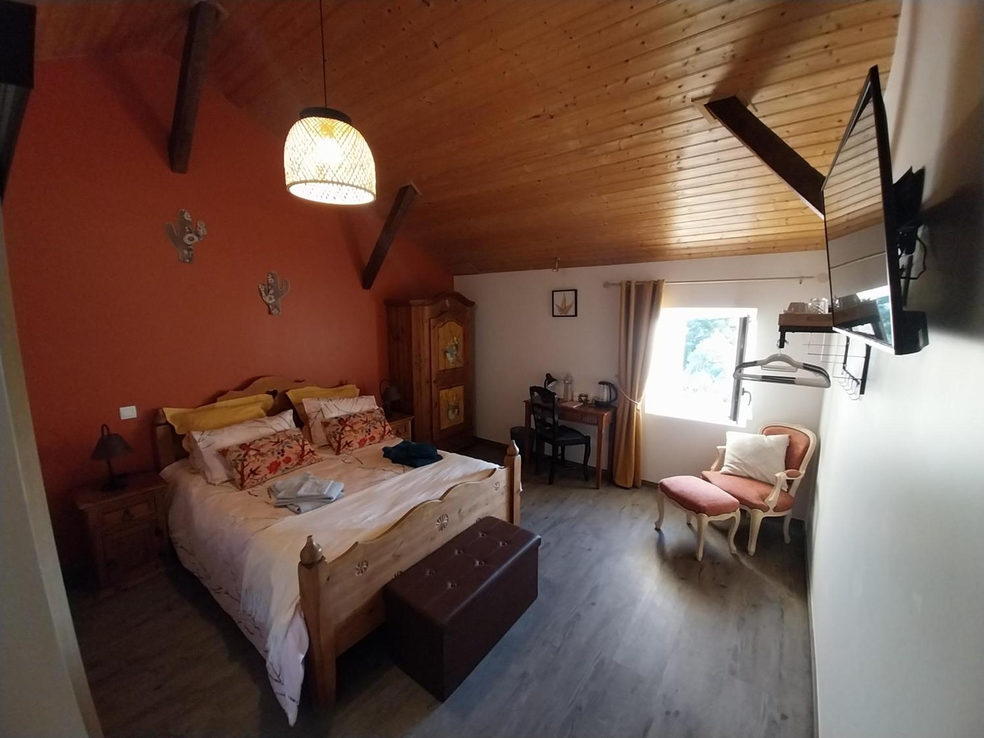 Au Granit Bleu Bed and Breakfast Faye-l'Abbesse Exteriör bild